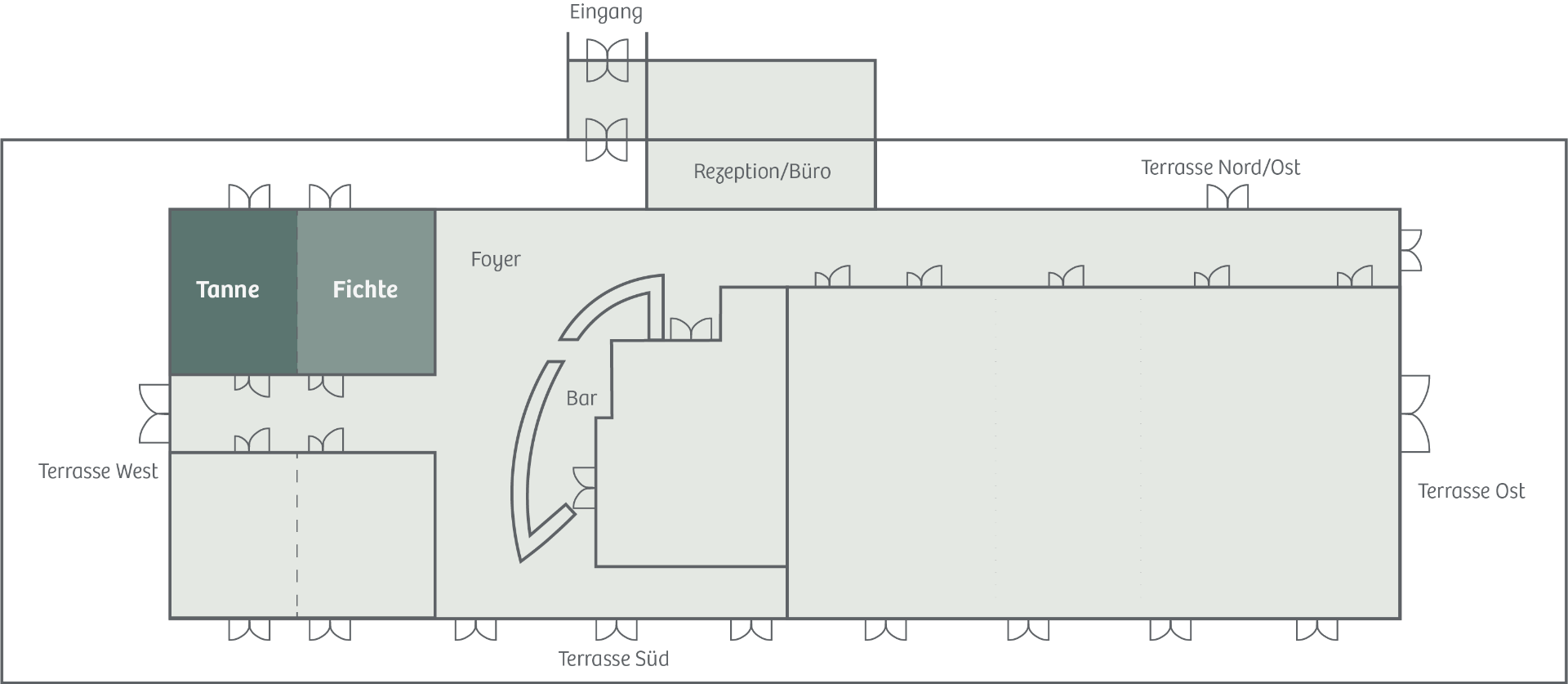 Raumplan Nadelwald Raumplan Nadelwald